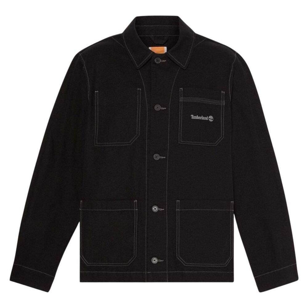 Timberland Mens Canvas Overshirt / Black